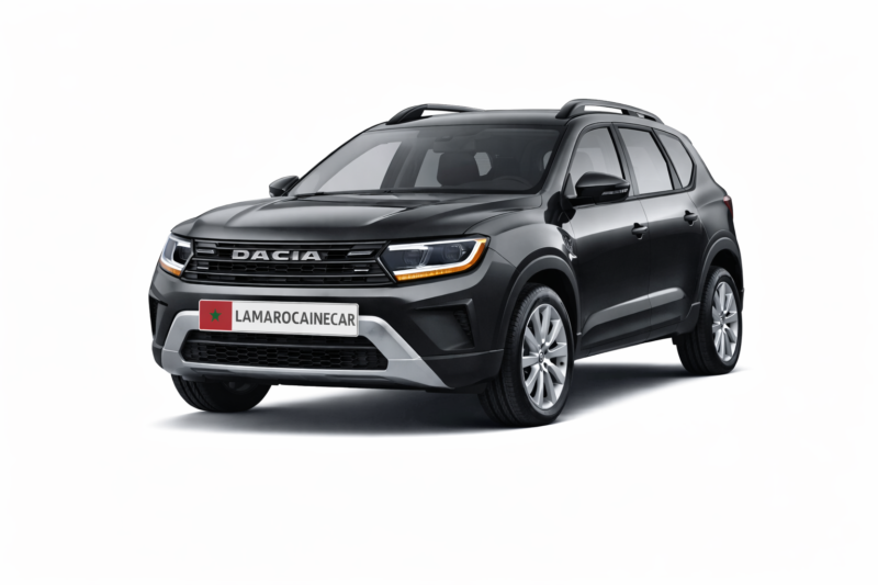 Dacia Duster 2025 noire – location SUV robuste et polyvalent au Maroc